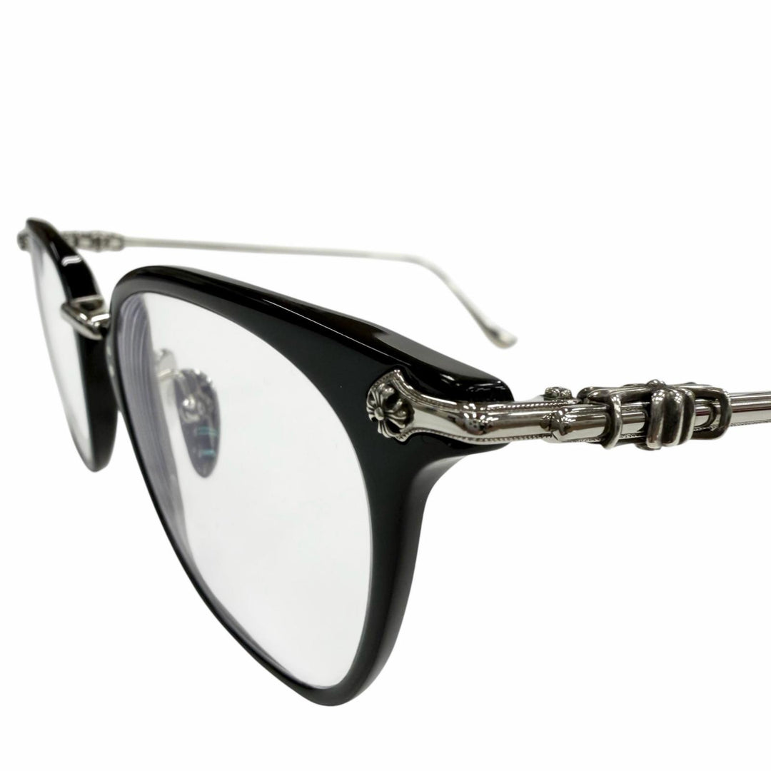 Great CHROME HEARTS Glasses SHAGASS Wellington black 925 mens