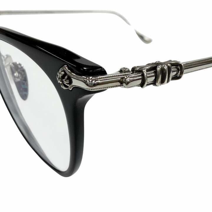 Great CHROME HEARTS Glasses SHAGASS Wellington black 925 mens