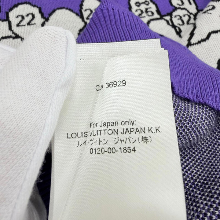 Excellent LOUIS VUITTON sweater Studio Jacquard Knit Long Sleeve