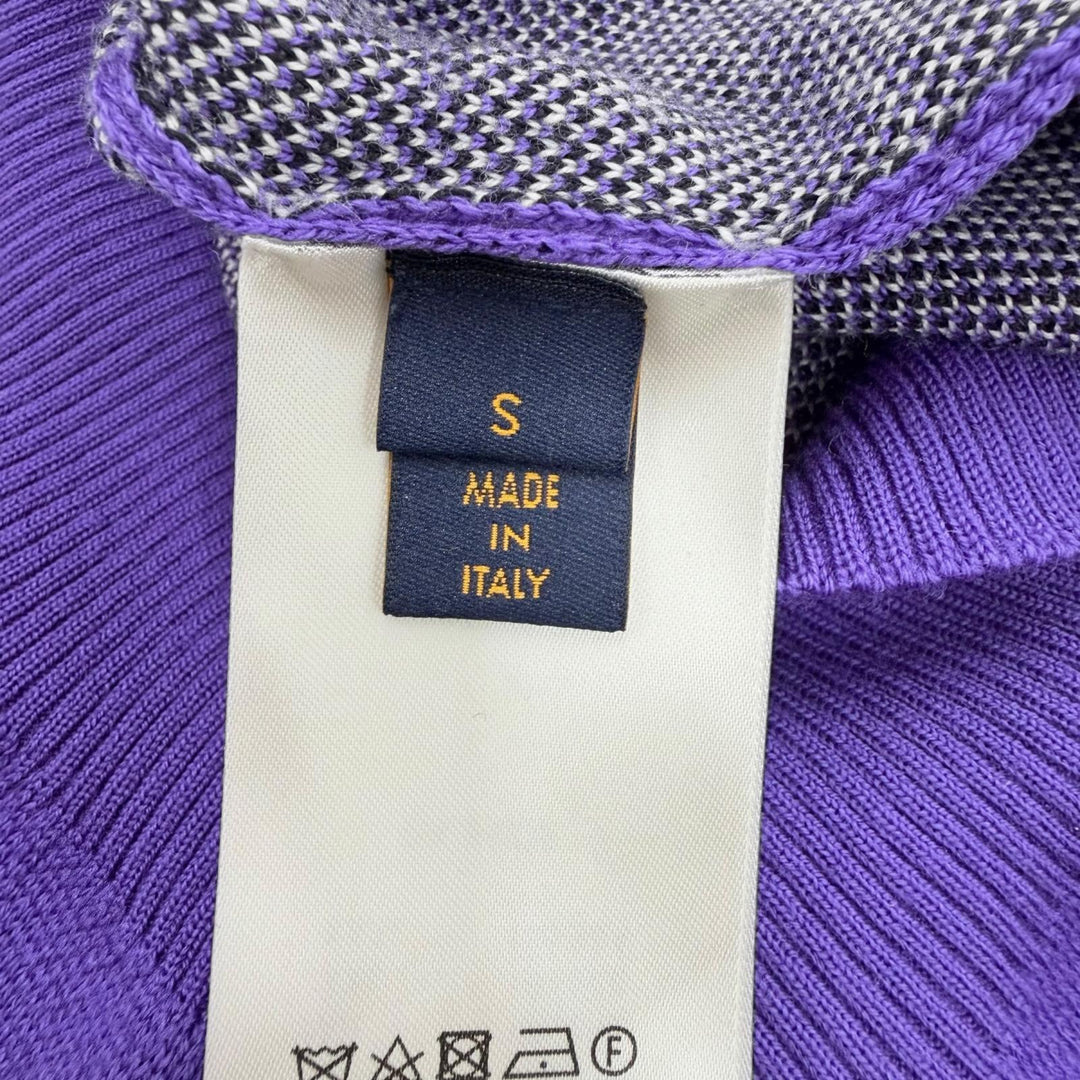 Excellent LOUIS VUITTON sweater Studio Jacquard Knit Long Sleeve