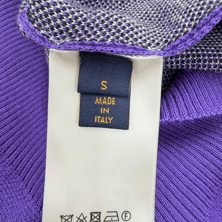 Excellent LOUIS VUITTON sweater Studio Jacquard Knit Long Sleeve
