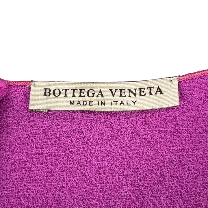 Excellent BOTTEGAVENETA one piece Frill purple wool Women 40 628793
