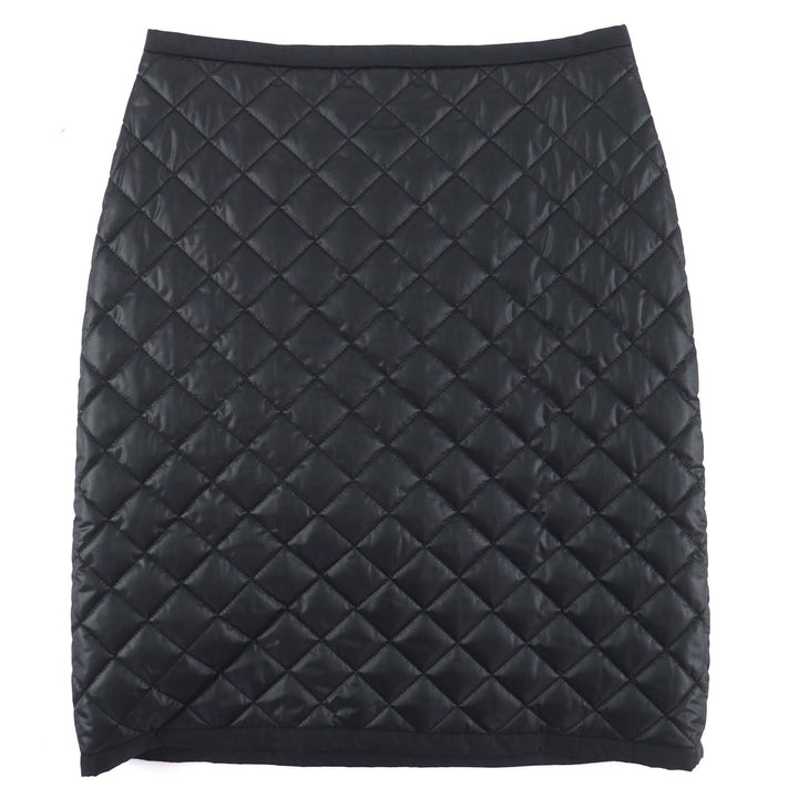 Excellent LOUIS VUITTON Tight Skirt Padded quilted skirt black Women 34