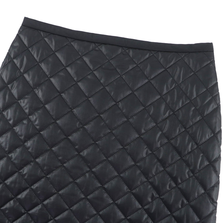 Excellent LOUIS VUITTON Tight Skirt Padded quilted skirt black Women 34