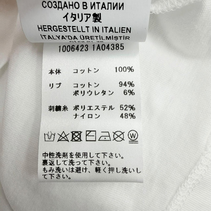 Pristine FENDACE Short sleeve T-shirt Logo embroidery, back Medusa print