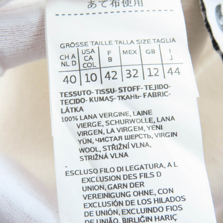 Excellent S MaxMara DESIGN FOR EASY LIVING coat With hood ZIP UP Ivory 44