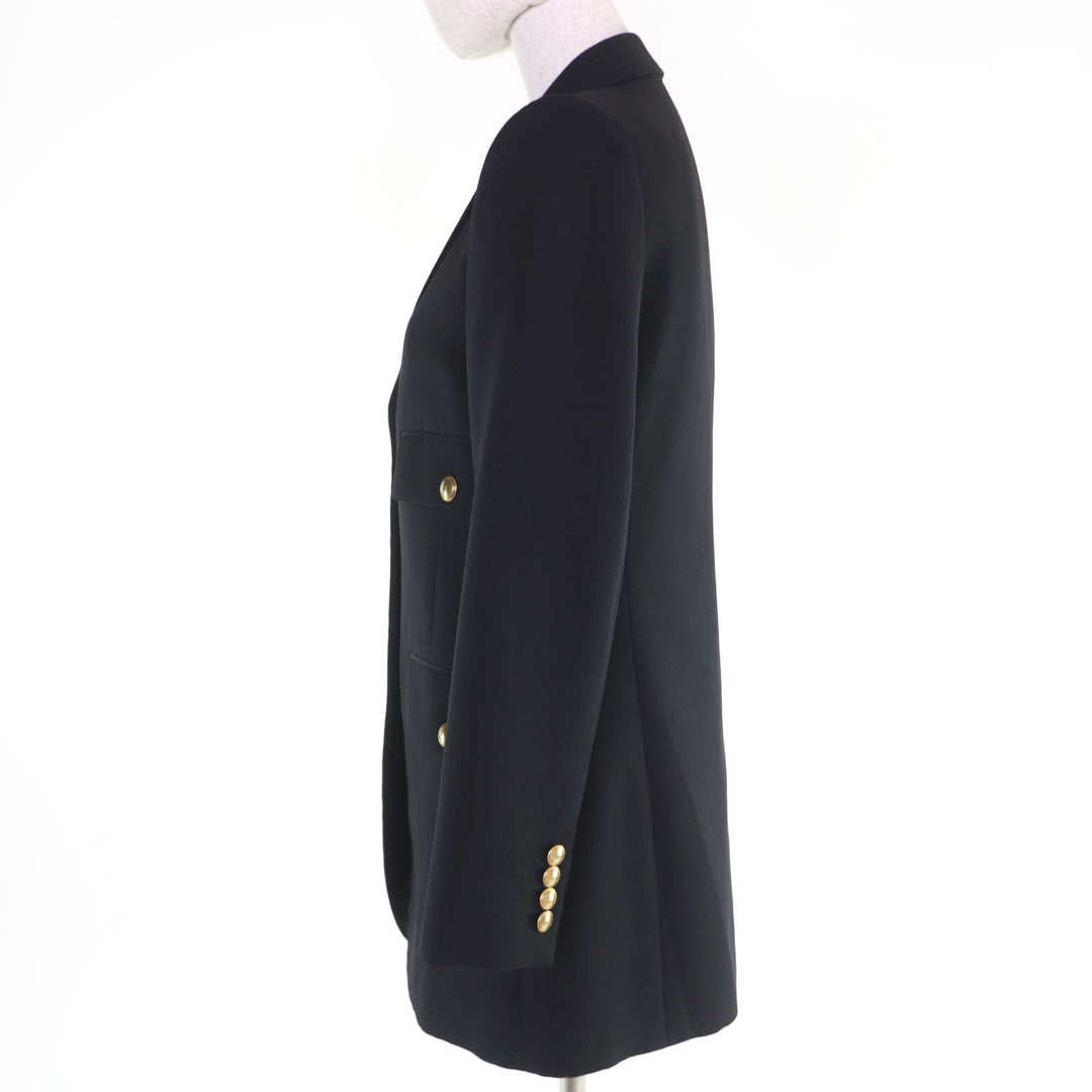 Excellent SAINT LAURENT PARIS Jacket Grain de Poodle, Single Breast 38 660055