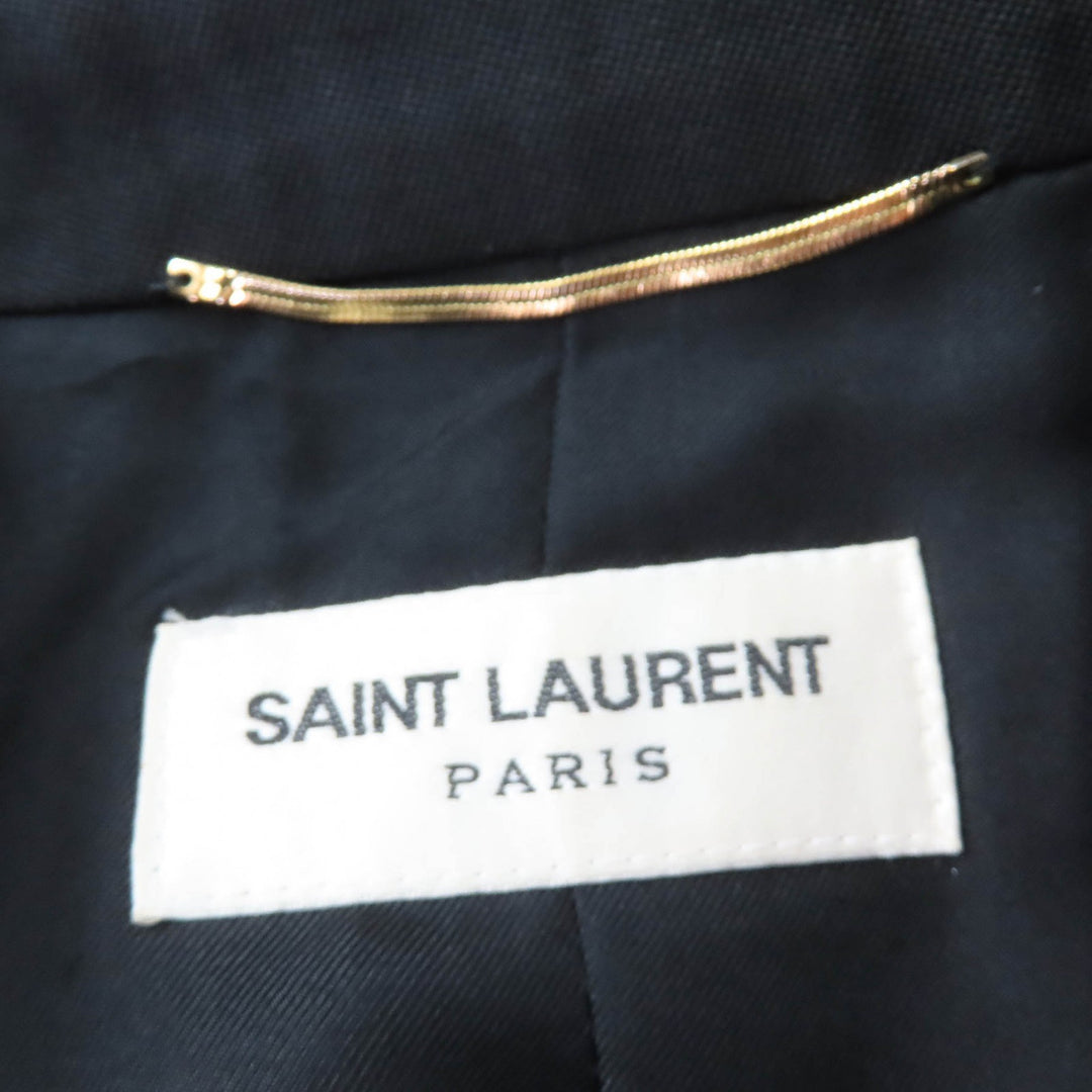 Excellent SAINT LAURENT PARIS Jacket Grain de Poodle, Single Breast 38 660055
