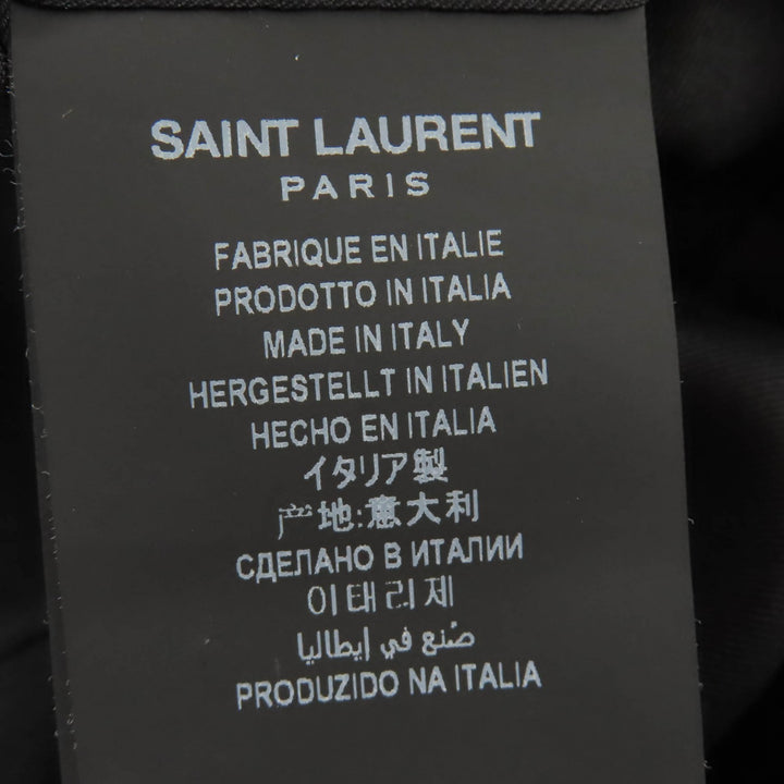 Excellent SAINT LAURENT PARIS Jacket Grain de Poodle, Single Breast 38 660055