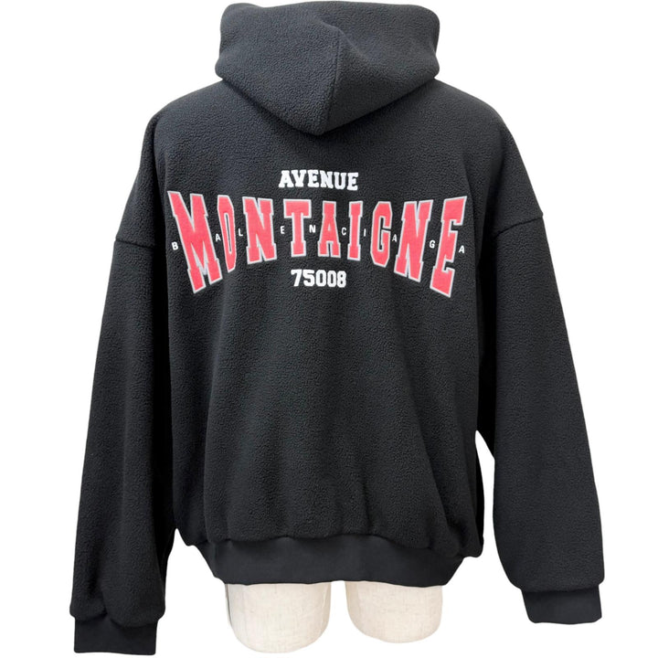 Pristine BALENCIAGA hoodie OUTERWEAR ZIP UP HOODIE Back embroidered
