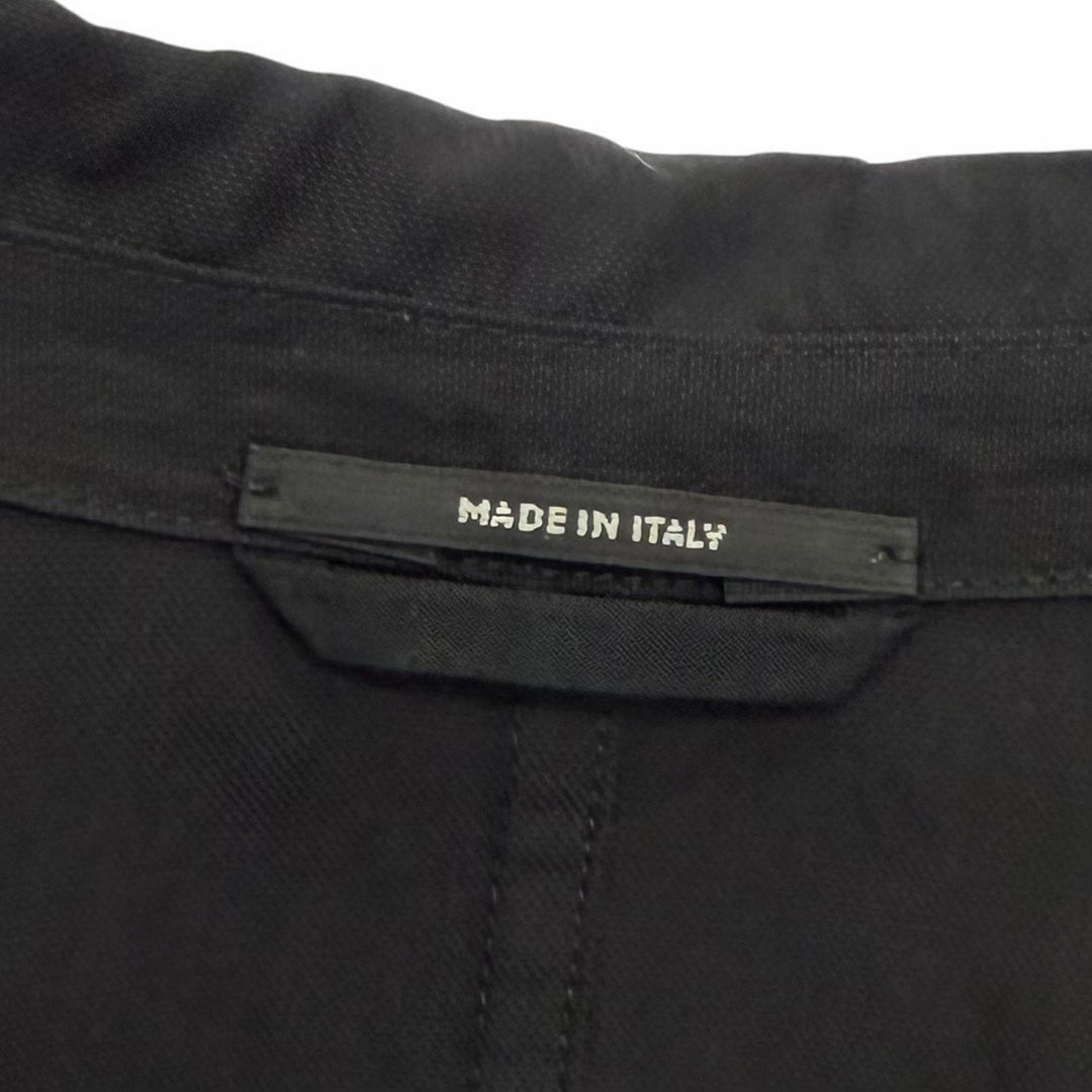 Great HERMES Double breasted jacket Plain black Rayon mens 46