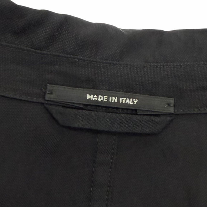 Great HERMES Double breasted jacket Plain black Rayon mens 46