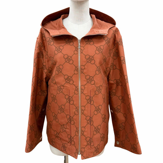 Excellent HERMES Blouson Crickets Orange cotton Women 34 2E0154DX