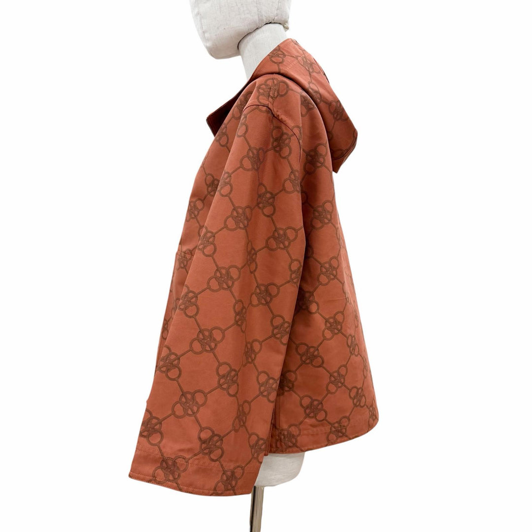 Excellent HERMES Blouson Crickets Orange cotton Women 34 2E0154DX