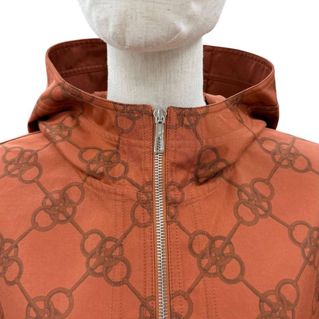 Excellent HERMES Blouson Crickets Orange cotton Women 34 2E0154DX