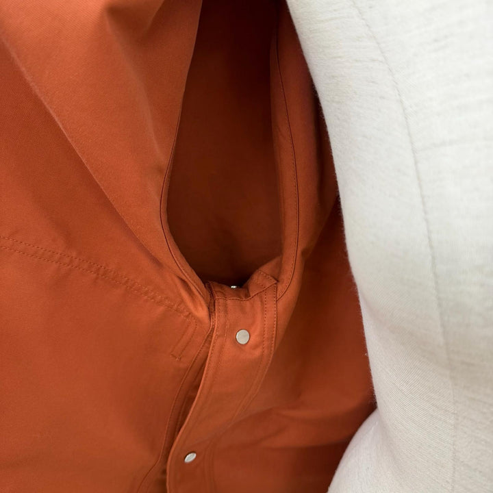 Excellent HERMES Blouson Crickets Orange cotton Women 34 2E0154DX
