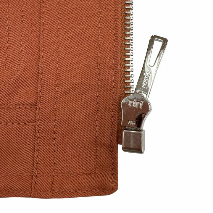 Excellent HERMES Blouson Crickets Orange cotton Women 34 2E0154DX