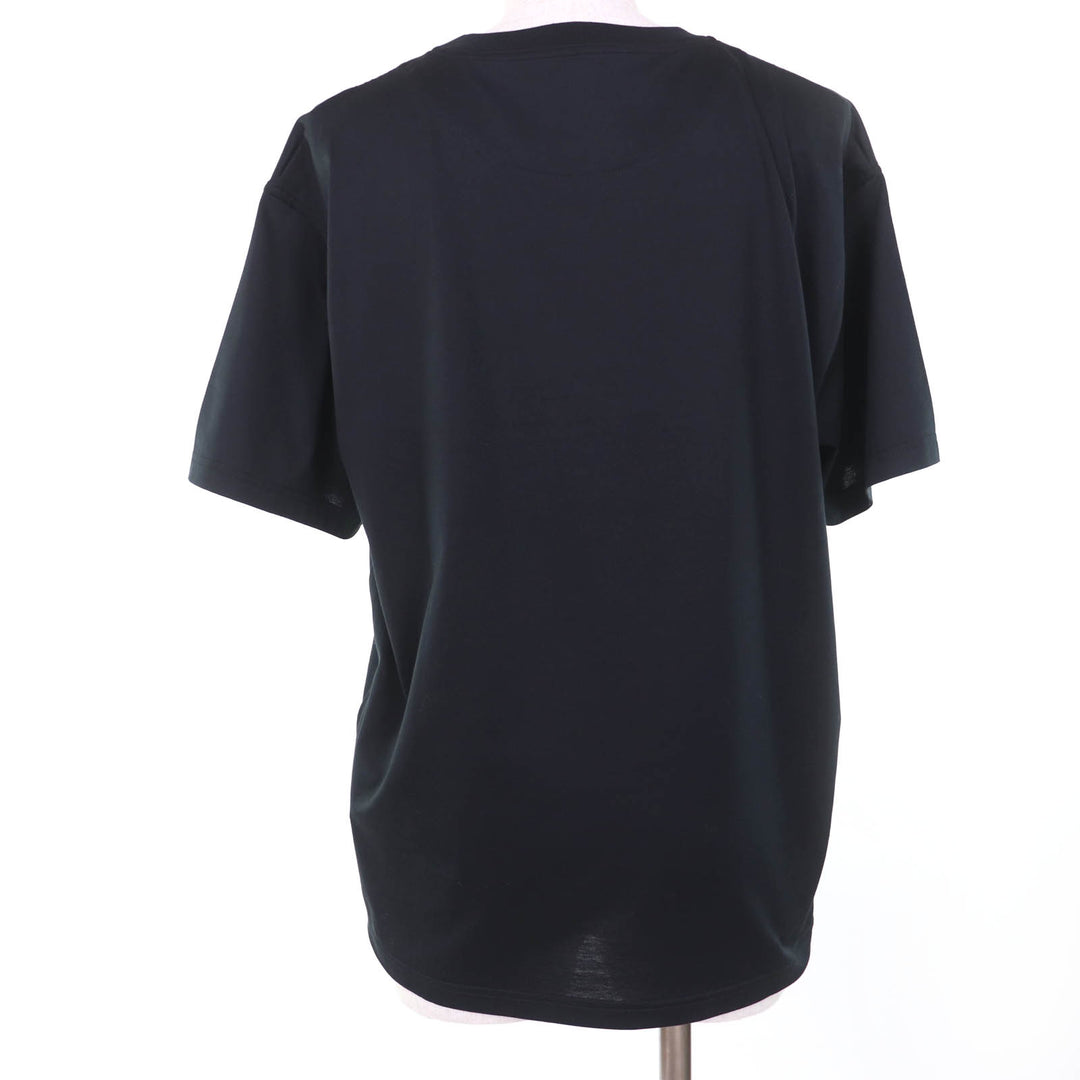 Pristine HERMES tops Maxi T-shirt Parfroy Remix black cotton Women 38 5H4639DX