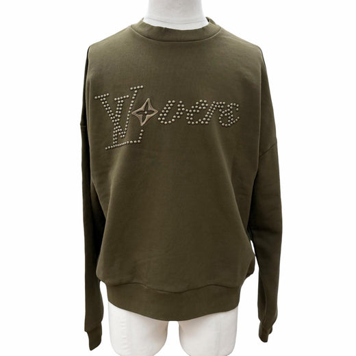 Great LOUIS VUITTON sweat khaki cotton mens S