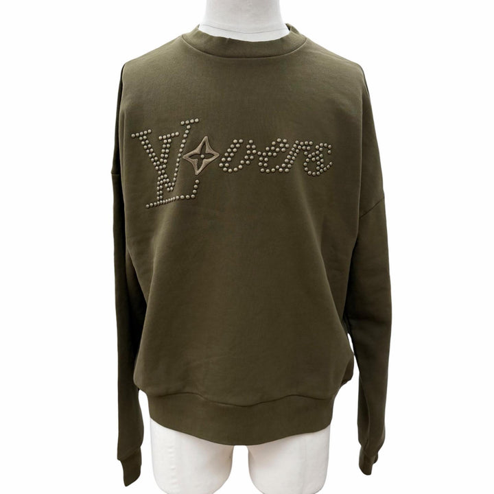 Great LOUIS VUITTON sweat khaki cotton mens S