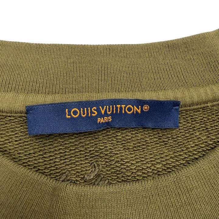 Great LOUIS VUITTON sweat khaki cotton mens S