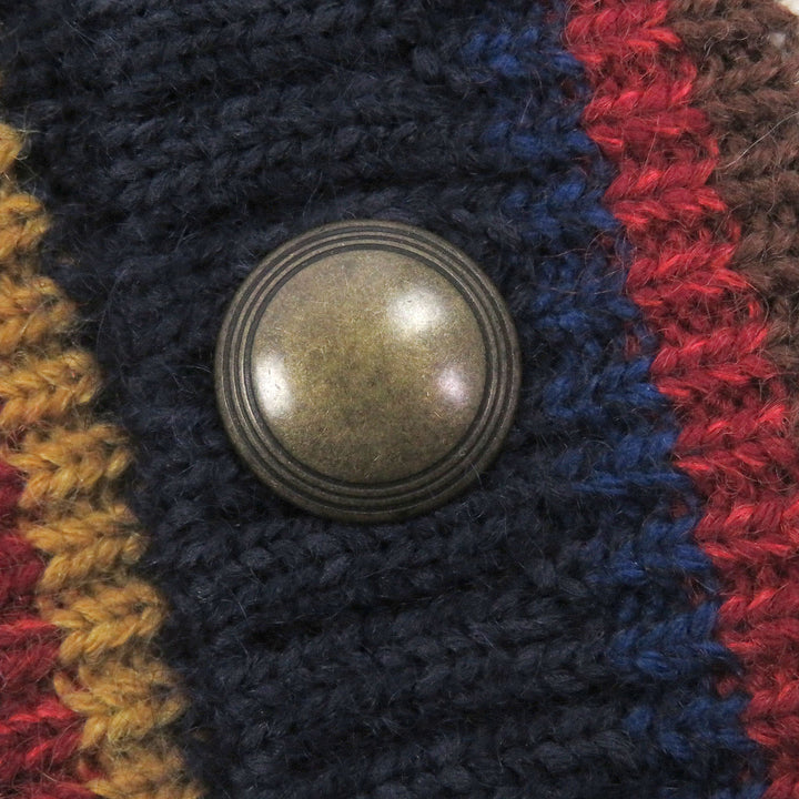Great Missoni cardigan Cable knitting multicolor cotton mens 44