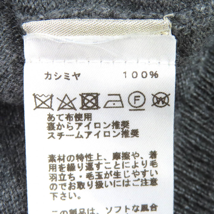 Great HERMES knit Chess and Shadow Horse Knit Sweater gray cashmere