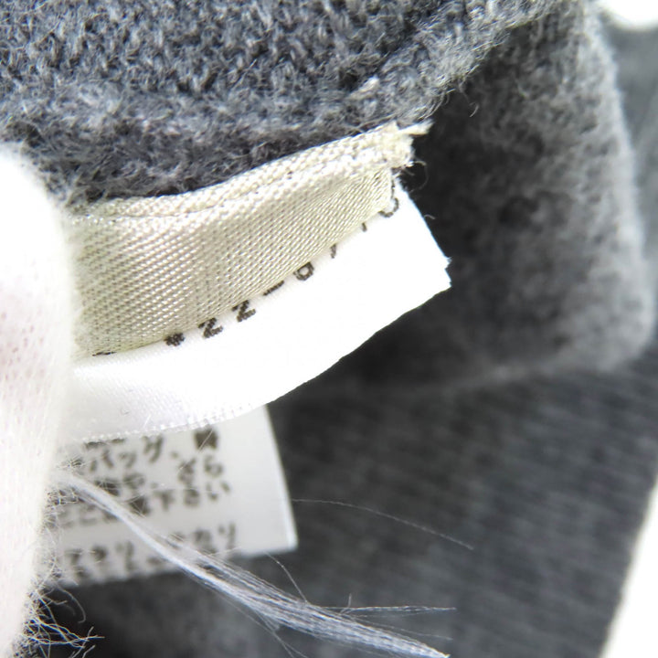 Great HERMES knit Chess and Shadow Horse Knit Sweater gray cashmere