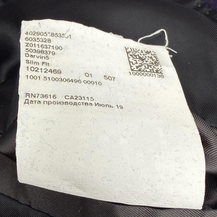 Great HUGO BOSS Chester coat Double breasted purple