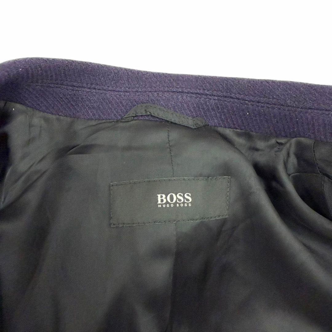 Great HUGO BOSS Chester coat Double breasted purple