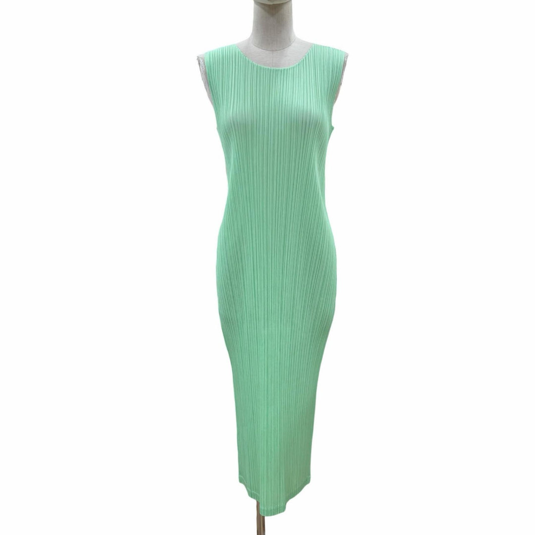 Excellent PLEATS PLEASE one piece Mint green polyester Women 2 PP51JH156