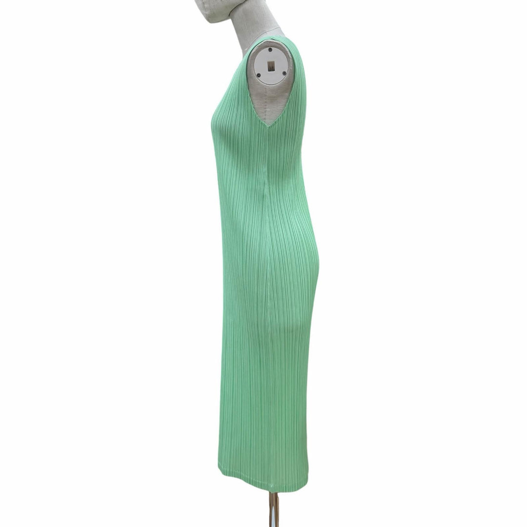 Excellent PLEATS PLEASE one piece Mint green polyester Women 2 PP51JH156