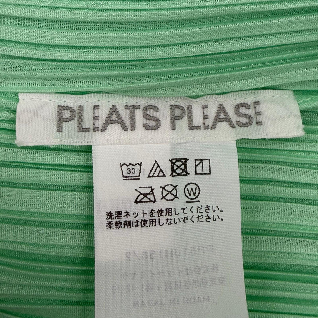 Excellent PLEATS PLEASE one piece Mint green polyester Women 2 PP51JH156