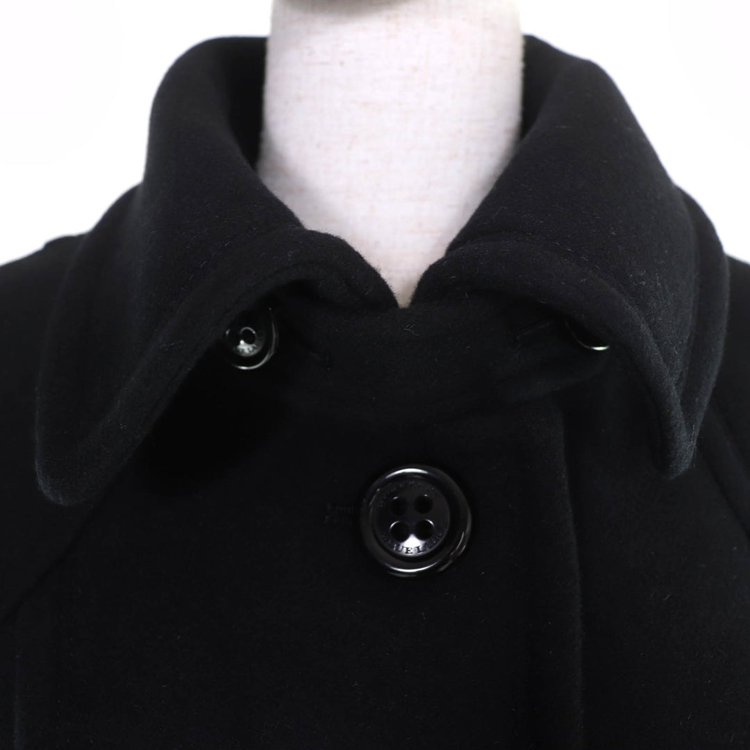 Excellent BURBERRY BLUE LABEL coat Check Pattern Lining Logo Button 40