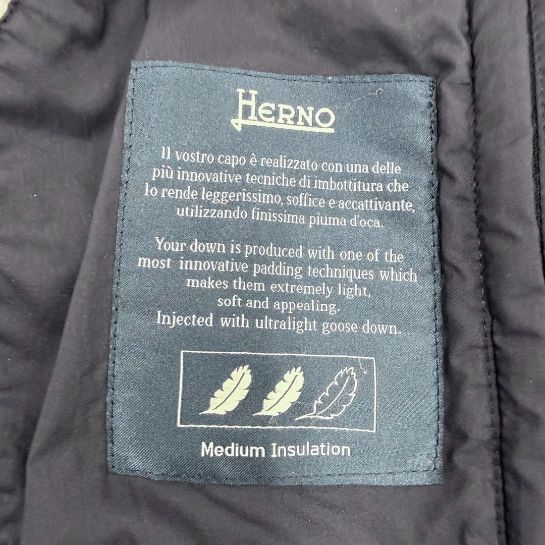 Great Herno down coat LEGEND black Nylon mens 50 PI008ULE