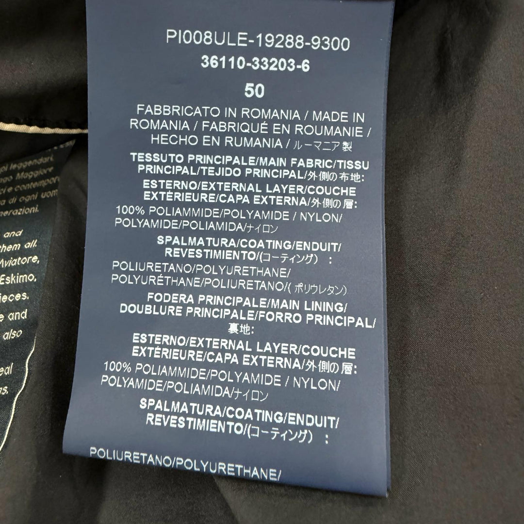 Great Herno down coat LEGEND black Nylon mens 50 PI008ULE