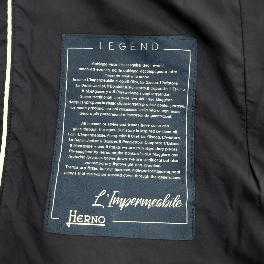 Great Herno down coat LEGEND black Nylon mens 50 PI008ULE