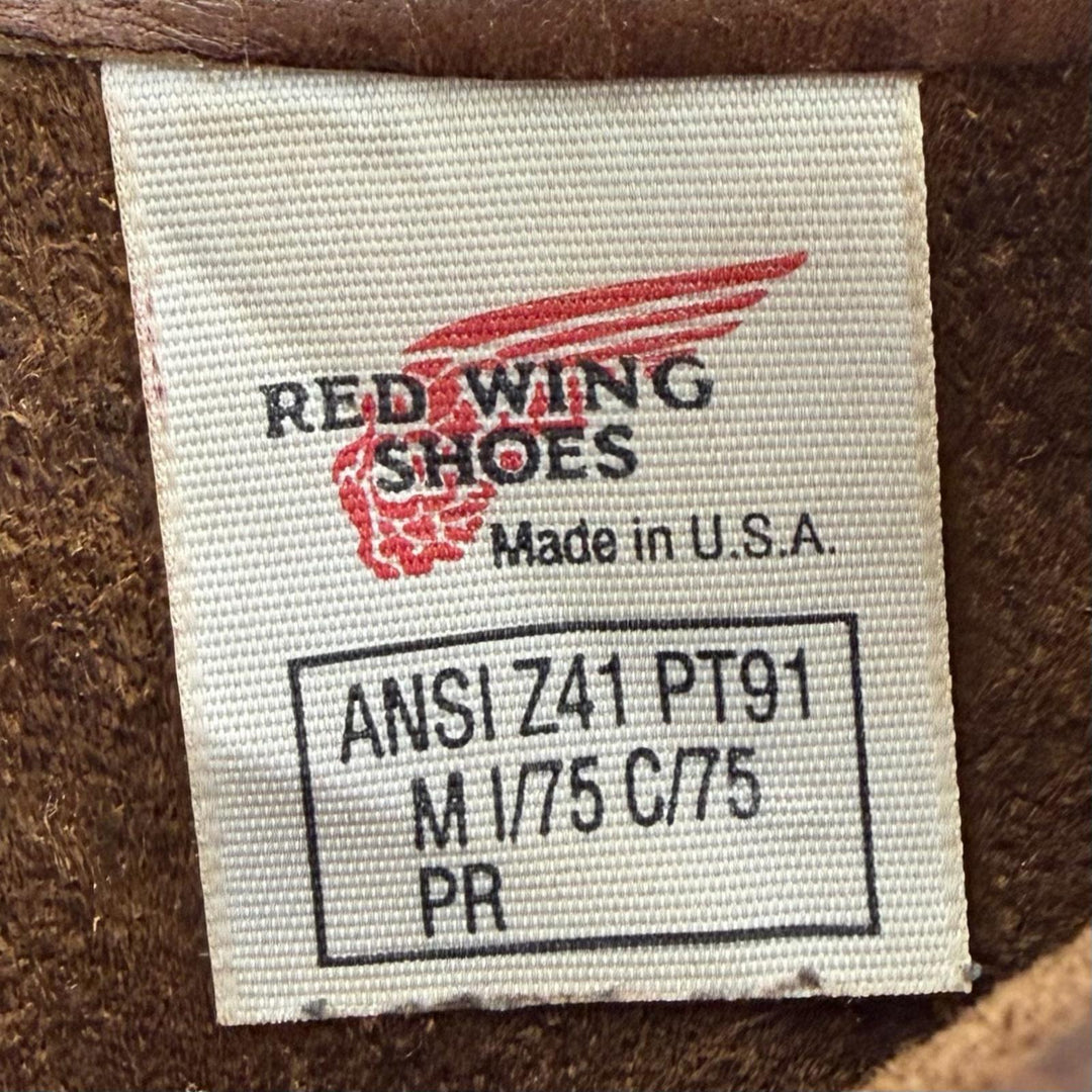 Very Good RED WING boots Brown leather mens 8.5 2276