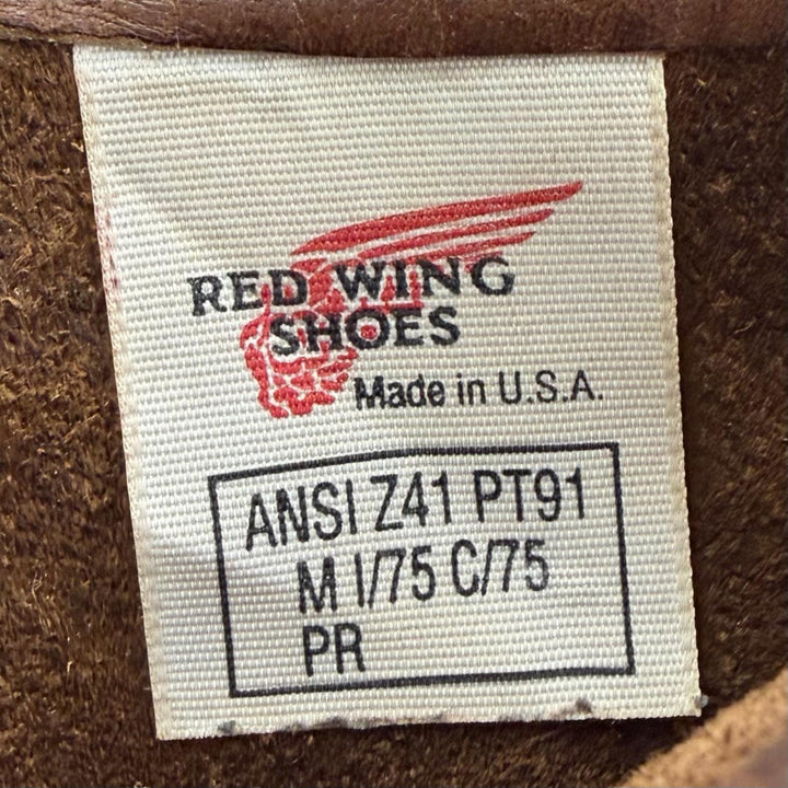 Very Good RED WING boots Brown leather mens 8.5 2276