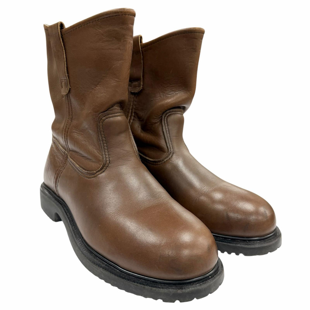Very Good RED WING boots Brown leather mens 8.5 2276