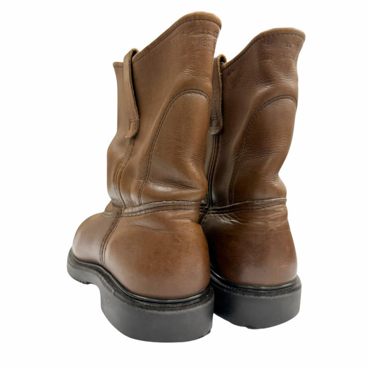 Very Good RED WING boots Brown leather mens 8.5 2276