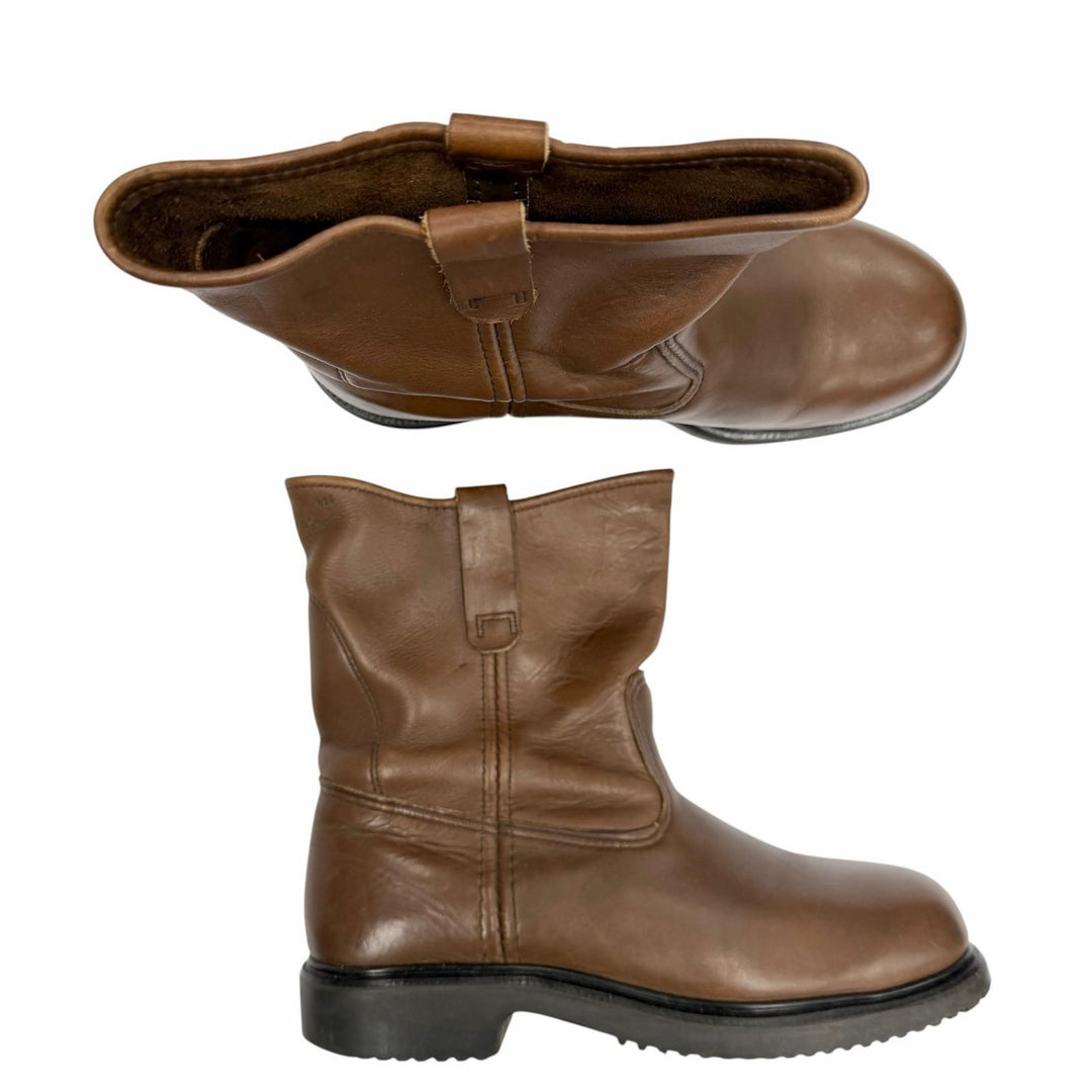 Very Good RED WING boots Brown leather mens 8.5 2276