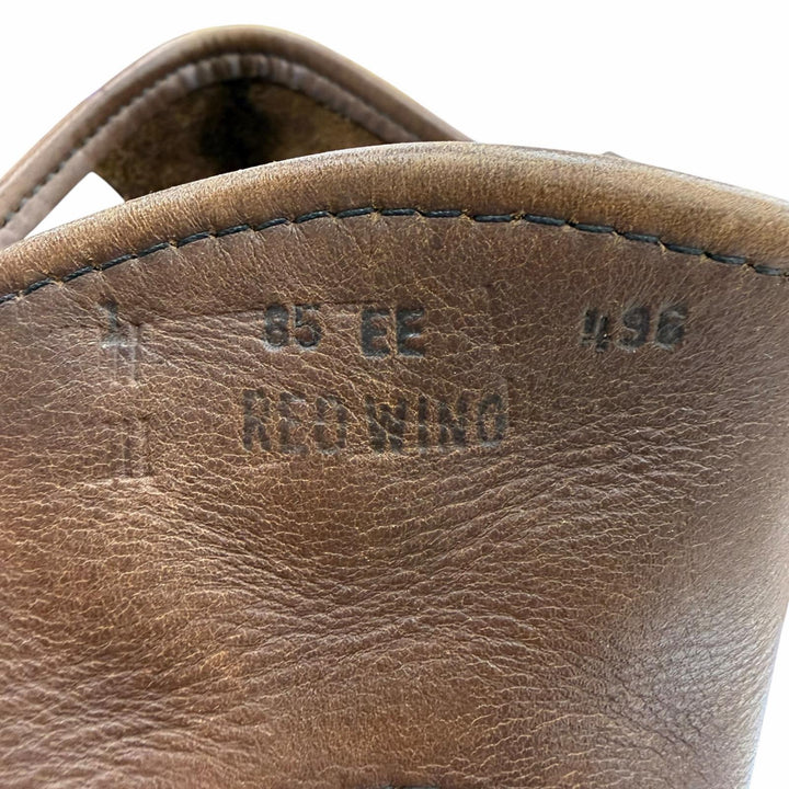 Very Good RED WING boots Brown leather mens 8.5 2276