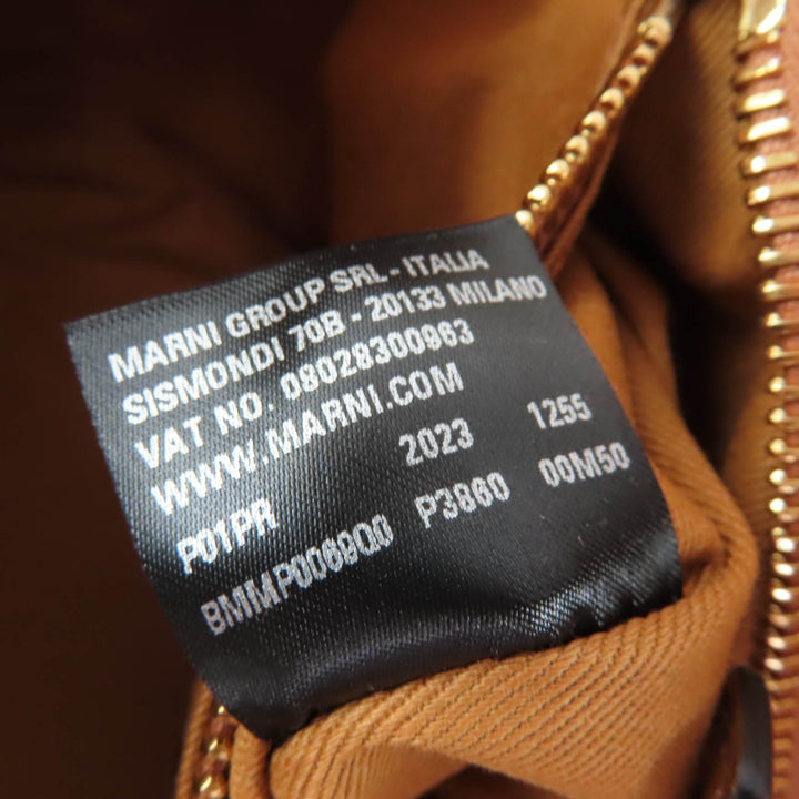 Excellent MARNI Handbag Tropicália Summer Basket bag Brown Women BMMP0069Q0