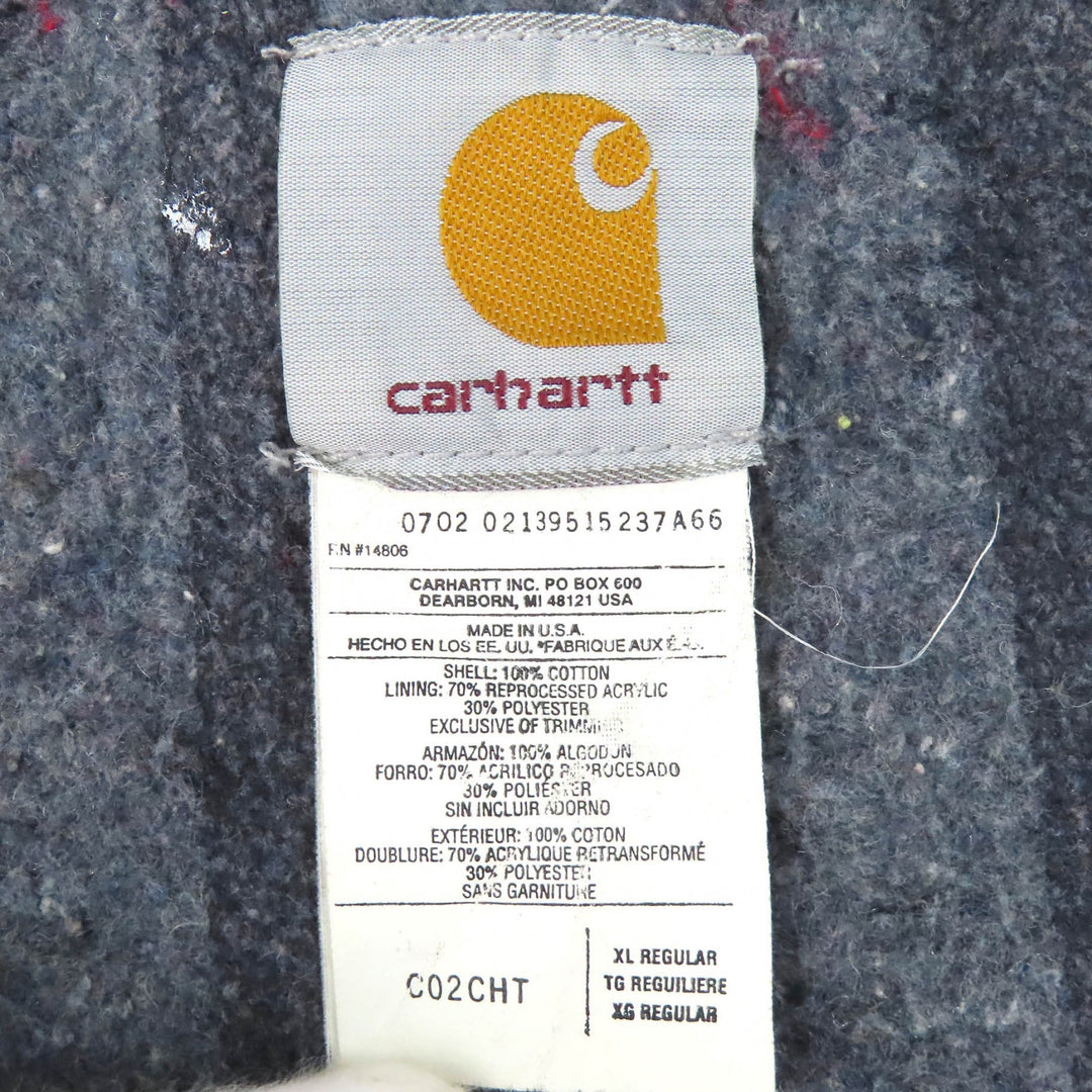 Discounted Very Good carhartt Jacket michigan chore coat 90s Destroy Brown cotton mens XL