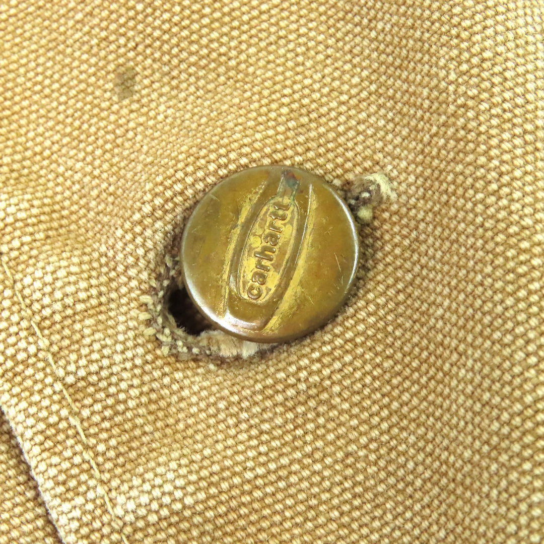 Discounted Very Good carhartt Jacket michigan chore coat 80s Destroy beige cotton mens 52