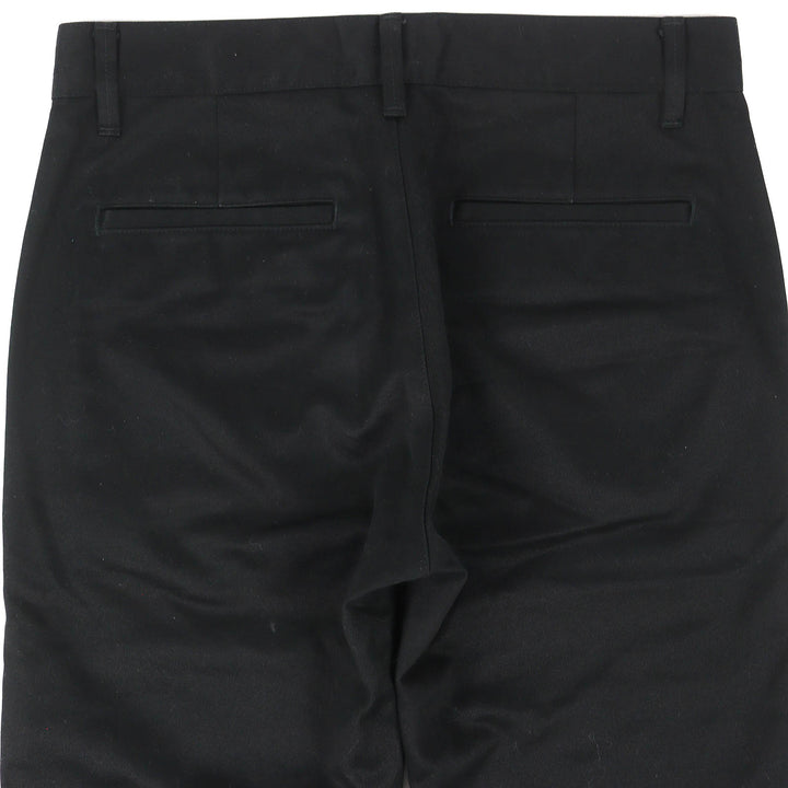 Discounted Great CELINE Pants Logo Button Long black cotton mens 29