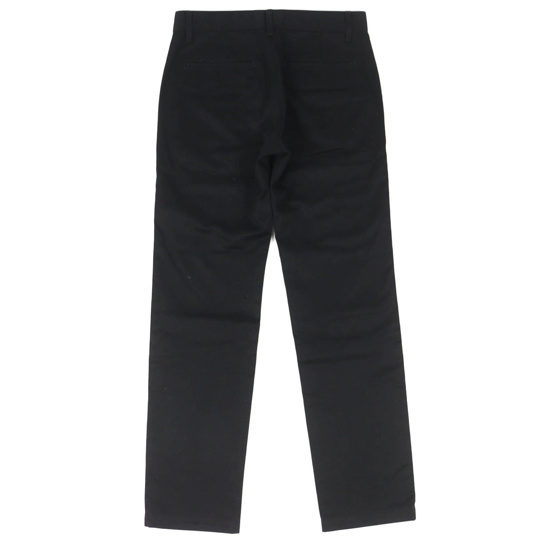 Discounted Great CELINE Pants Logo Button Long black cotton mens 29