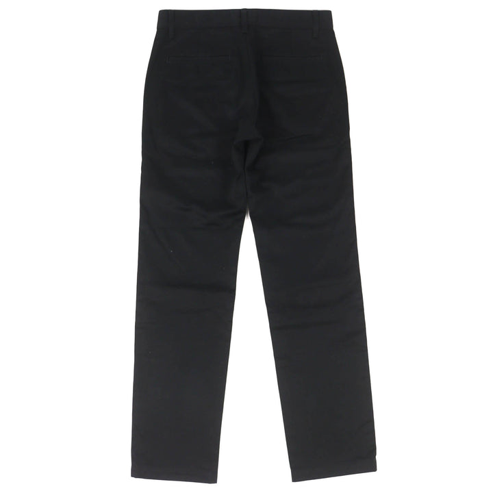 Discounted Great CELINE Pants Logo Button Long black cotton mens 29