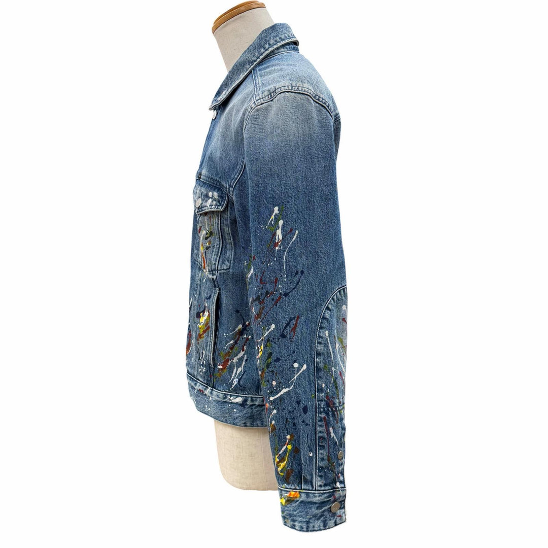 Discounted Great Calvin klein Jeans Denim Jacket blue cotton mens L